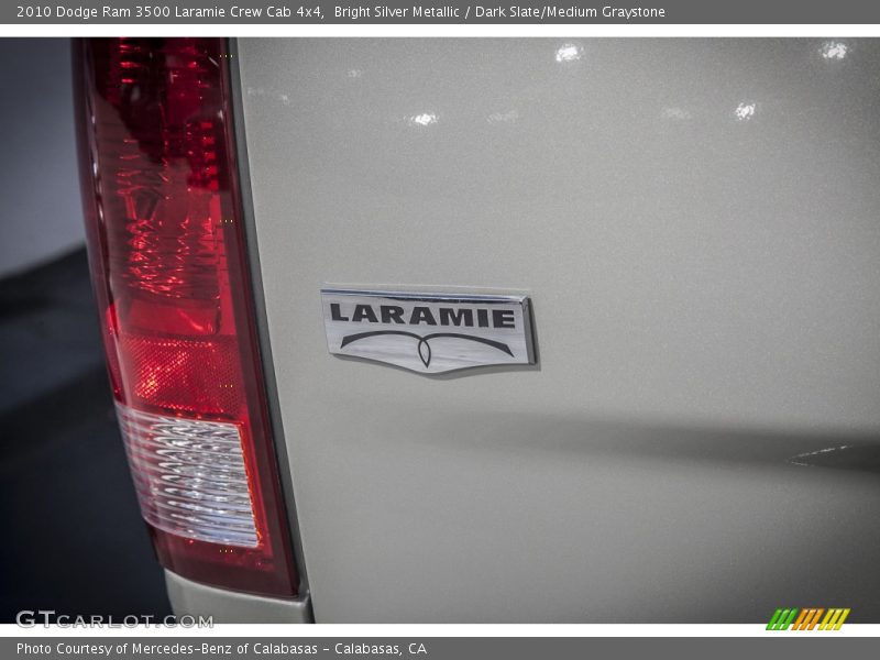 Bright Silver Metallic / Dark Slate/Medium Graystone 2010 Dodge Ram 3500 Laramie Crew Cab 4x4
