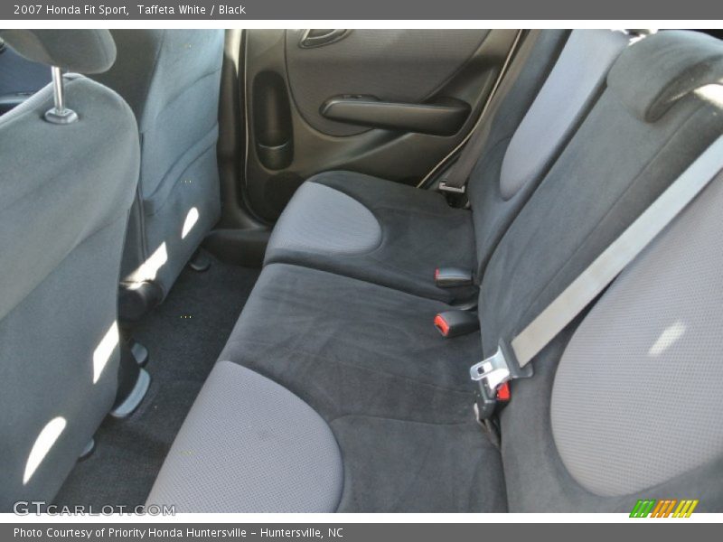 Taffeta White / Black 2007 Honda Fit Sport