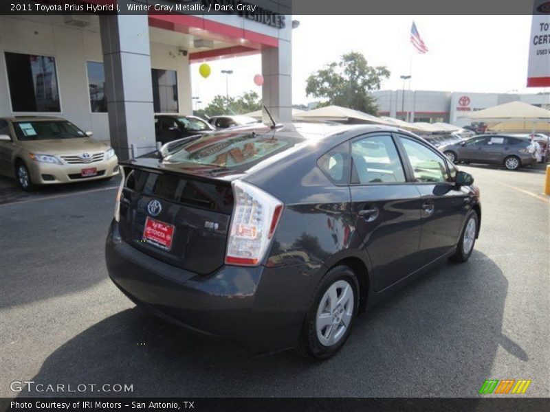 Winter Gray Metallic / Dark Gray 2011 Toyota Prius Hybrid I