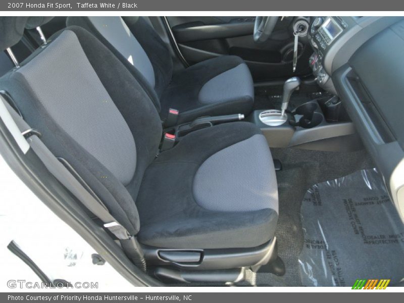 Taffeta White / Black 2007 Honda Fit Sport