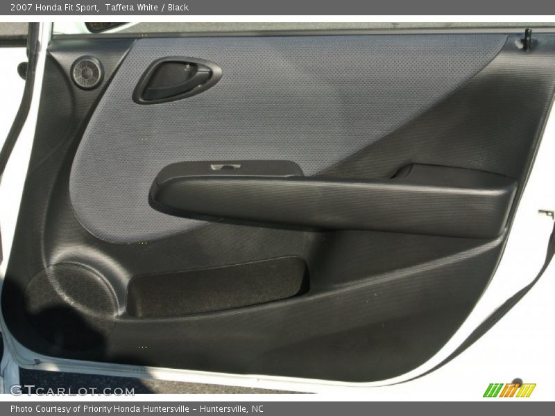 Taffeta White / Black 2007 Honda Fit Sport