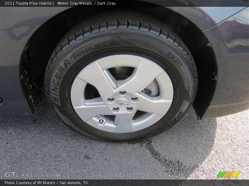 Winter Gray Metallic / Dark Gray 2011 Toyota Prius Hybrid I