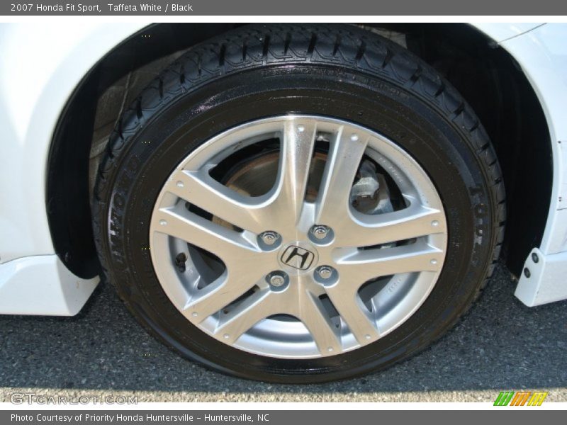 Taffeta White / Black 2007 Honda Fit Sport