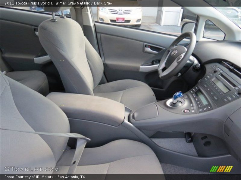 Winter Gray Metallic / Dark Gray 2011 Toyota Prius Hybrid I