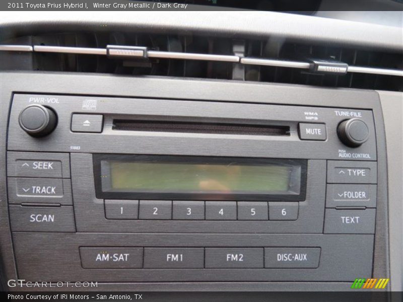 Winter Gray Metallic / Dark Gray 2011 Toyota Prius Hybrid I