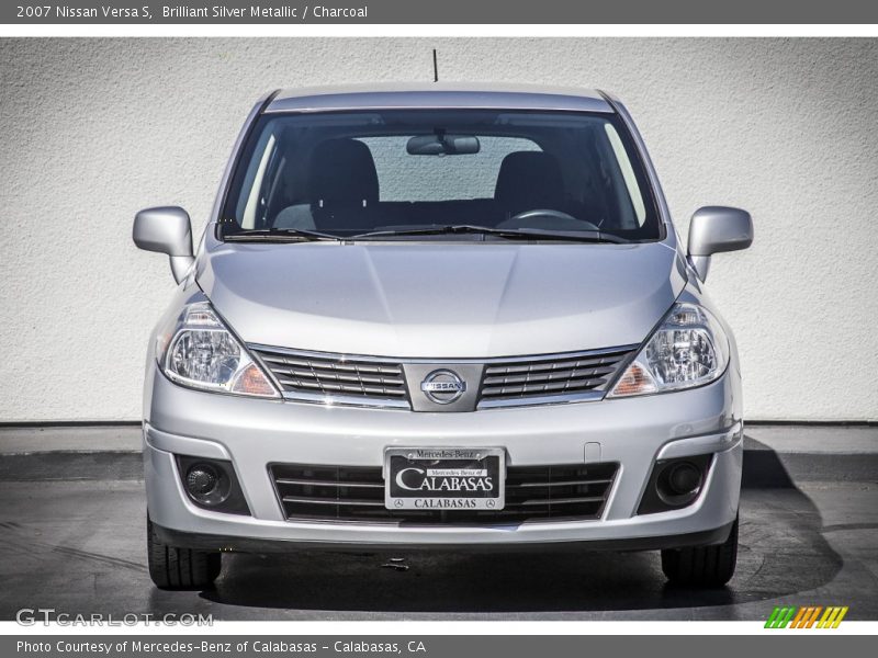 Brilliant Silver Metallic / Charcoal 2007 Nissan Versa S