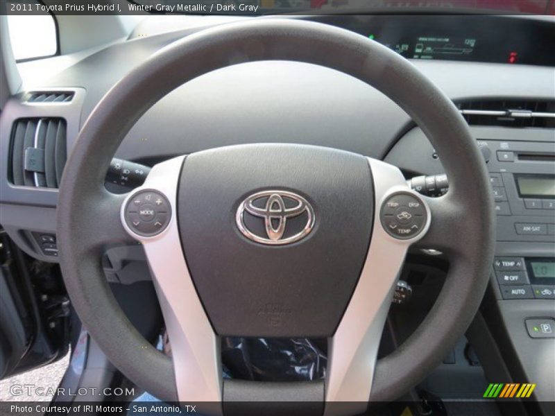 Winter Gray Metallic / Dark Gray 2011 Toyota Prius Hybrid I