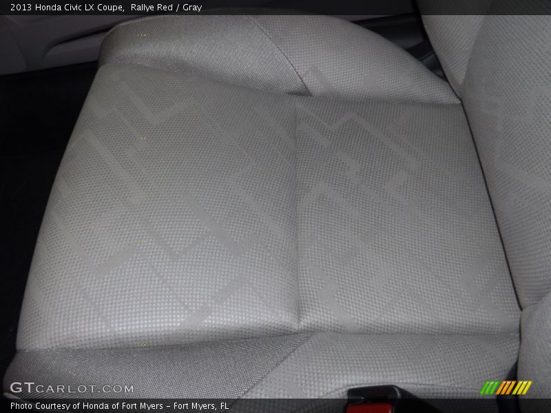 Rallye Red / Gray 2013 Honda Civic LX Coupe