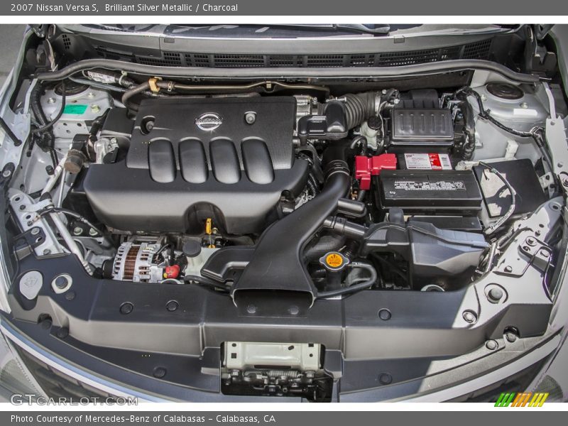 Brilliant Silver Metallic / Charcoal 2007 Nissan Versa S