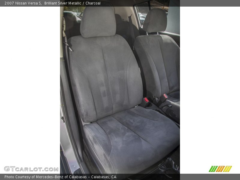 Brilliant Silver Metallic / Charcoal 2007 Nissan Versa S