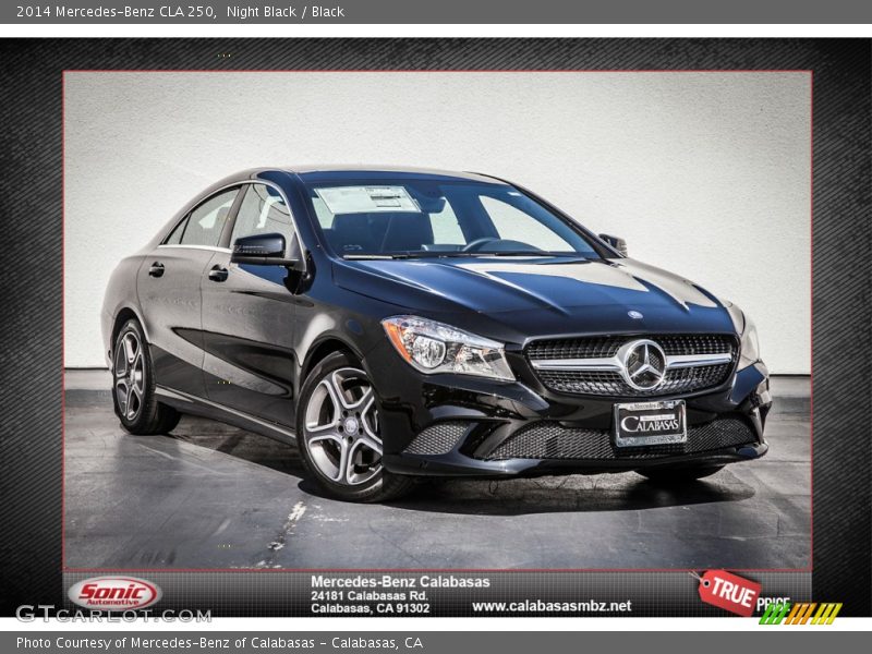 Night Black / Black 2014 Mercedes-Benz CLA 250