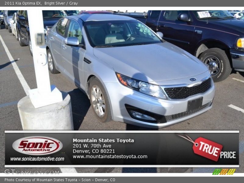 Bright Silver / Gray 2011 Kia Optima EX