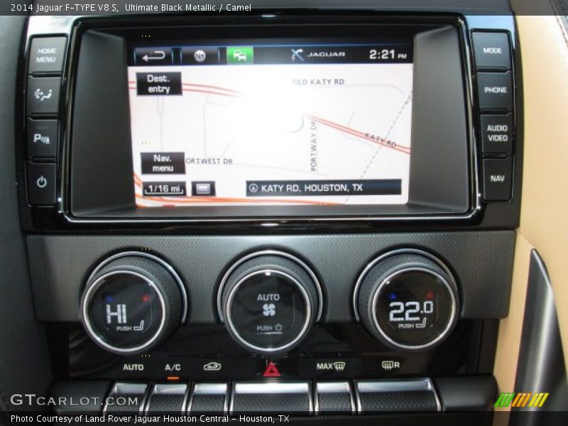 Navigation of 2014 F-TYPE V8 S
