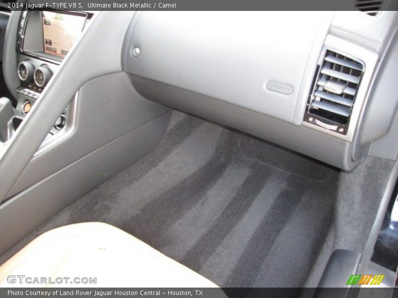 Ultimate Black Metallic / Camel 2014 Jaguar F-TYPE V8 S