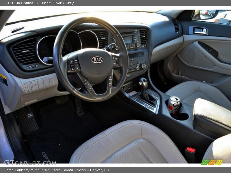 Bright Silver / Gray 2011 Kia Optima EX