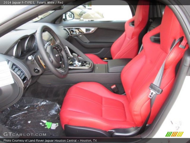 Front Seat of 2014 F-TYPE S