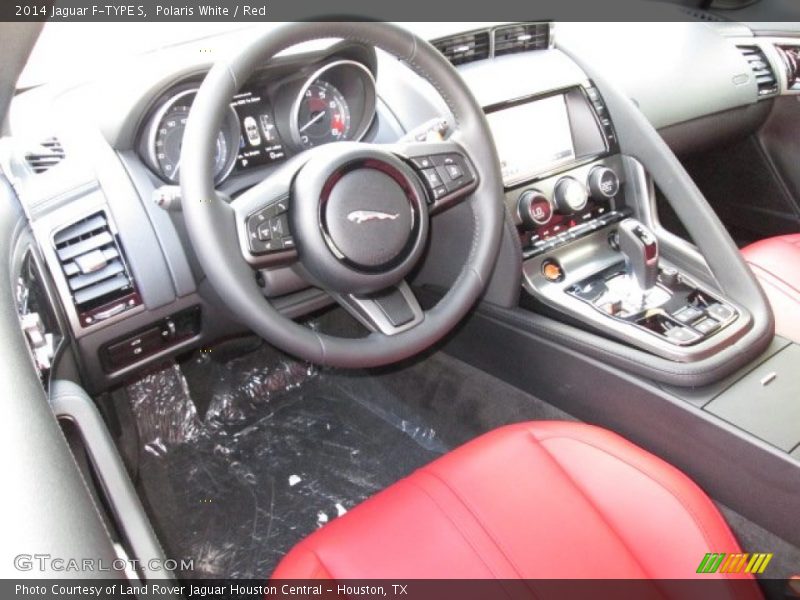 Red Interior - 2014 F-TYPE S 