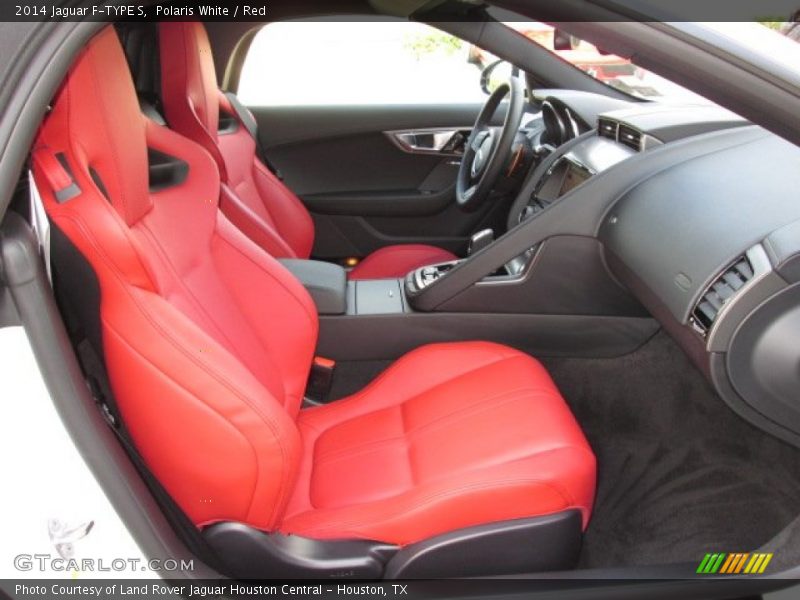 Front Seat of 2014 F-TYPE S