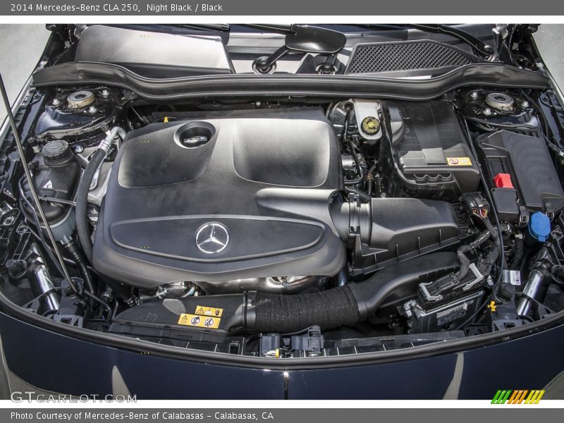 Night Black / Black 2014 Mercedes-Benz CLA 250