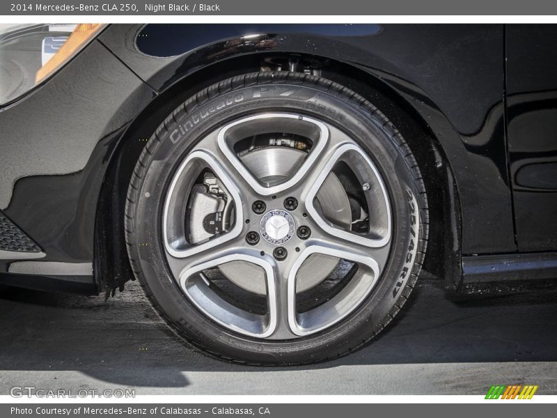 Night Black / Black 2014 Mercedes-Benz CLA 250