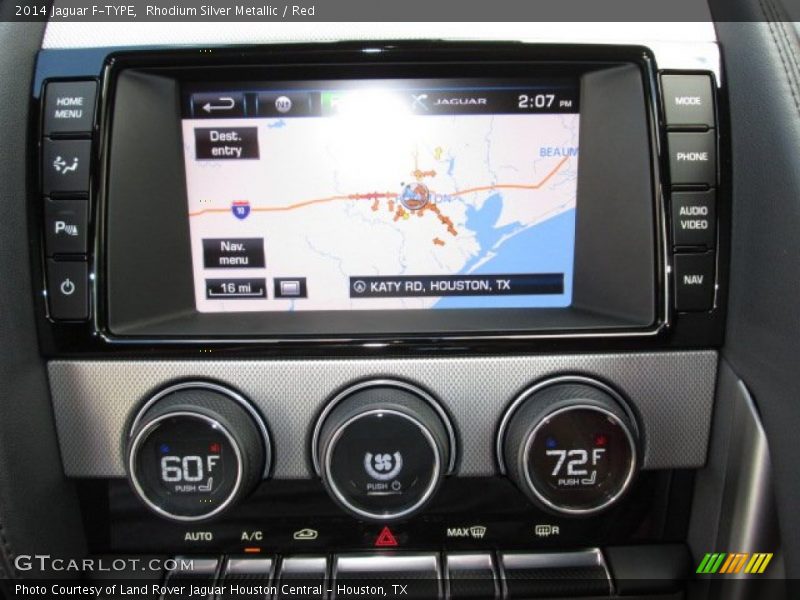 Navigation of 2014 F-TYPE 