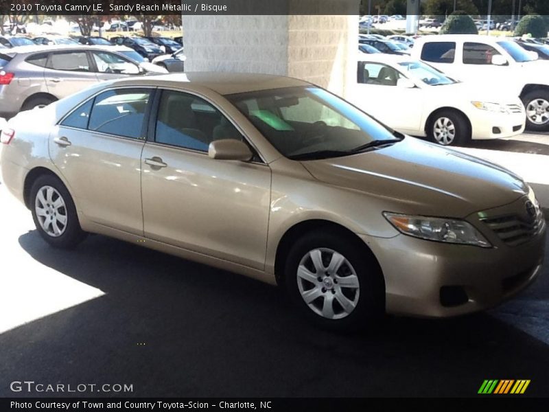 Sandy Beach Metallic / Bisque 2010 Toyota Camry LE