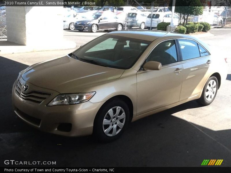 Sandy Beach Metallic / Bisque 2010 Toyota Camry LE
