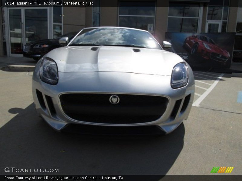 Rhodium Silver Metallic / Jet 2014 Jaguar F-TYPE