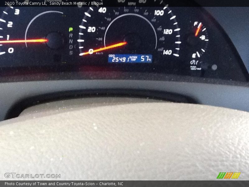 Sandy Beach Metallic / Bisque 2010 Toyota Camry LE