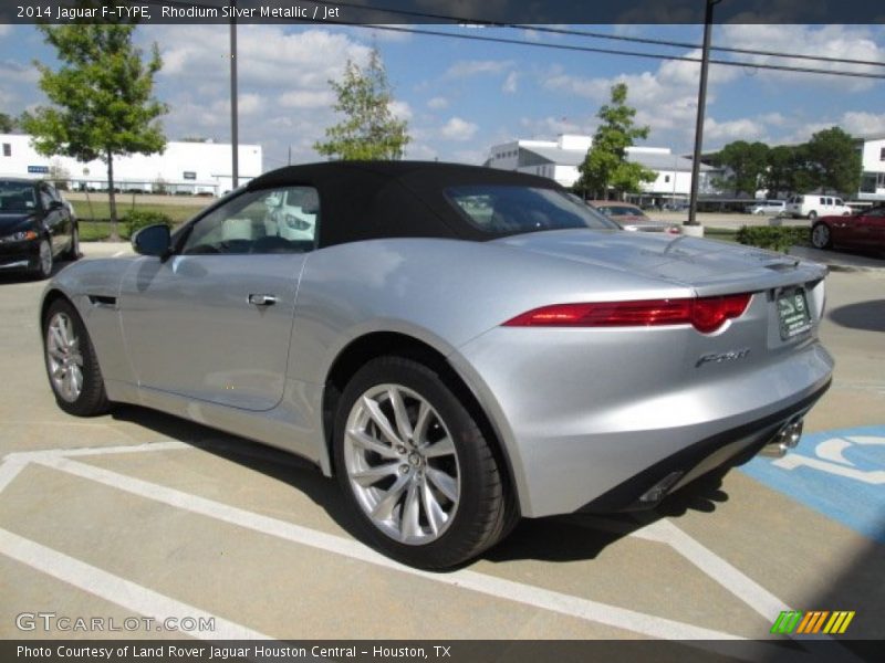 Rhodium Silver Metallic / Jet 2014 Jaguar F-TYPE