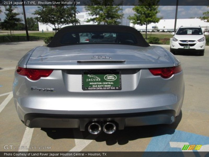 Rhodium Silver Metallic / Jet 2014 Jaguar F-TYPE