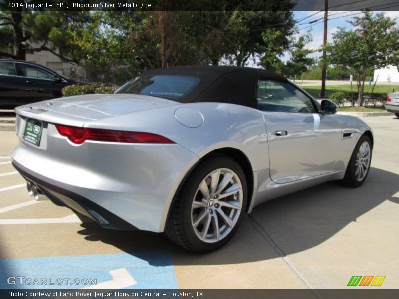 Rhodium Silver Metallic / Jet 2014 Jaguar F-TYPE