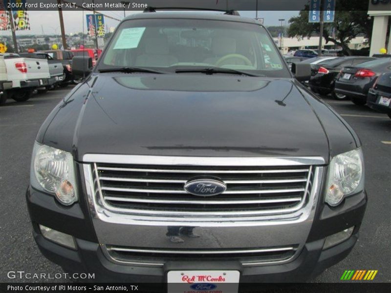 Carbon Metallic / Stone 2007 Ford Explorer XLT