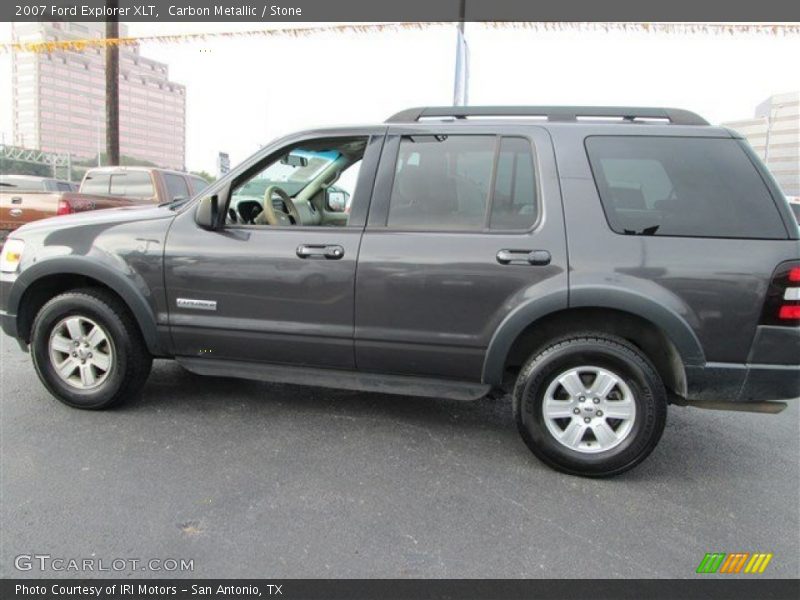 Carbon Metallic / Stone 2007 Ford Explorer XLT