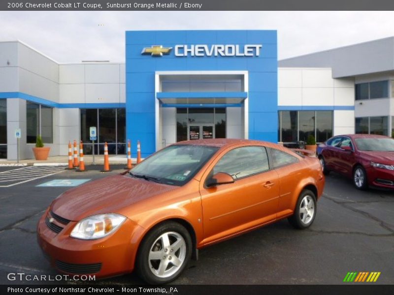 Sunburst Orange Metallic / Ebony 2006 Chevrolet Cobalt LT Coupe