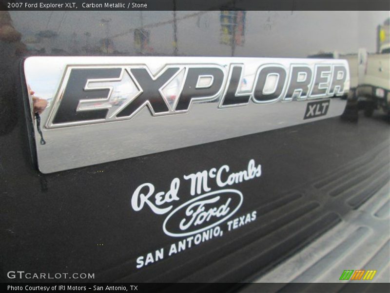 Carbon Metallic / Stone 2007 Ford Explorer XLT