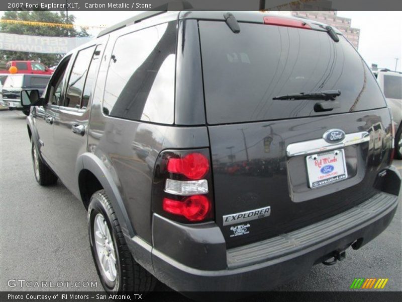 Carbon Metallic / Stone 2007 Ford Explorer XLT