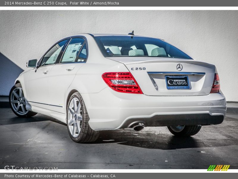 Polar White / Almond/Mocha 2014 Mercedes-Benz C 250 Coupe