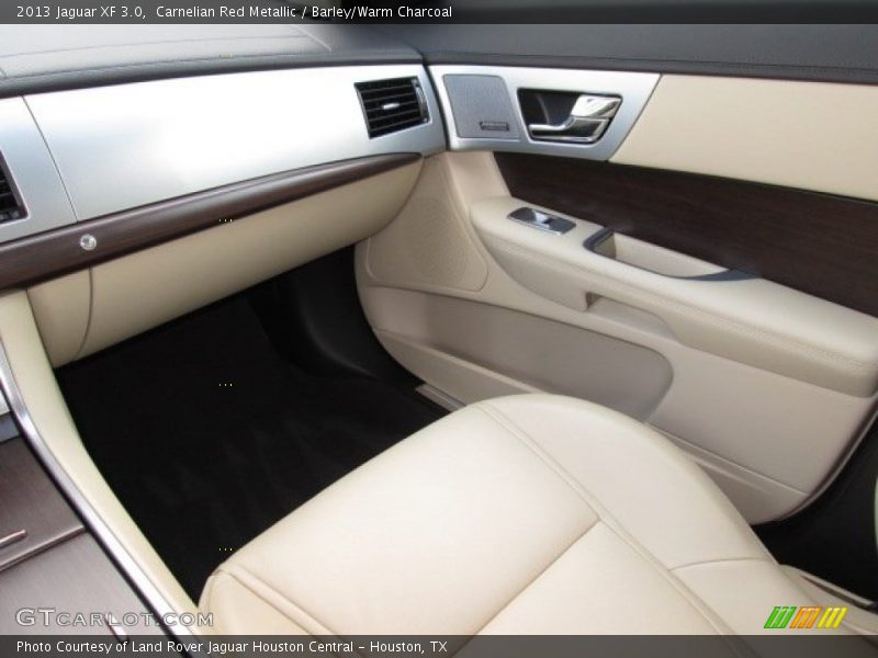 Carnelian Red Metallic / Barley/Warm Charcoal 2013 Jaguar XF 3.0