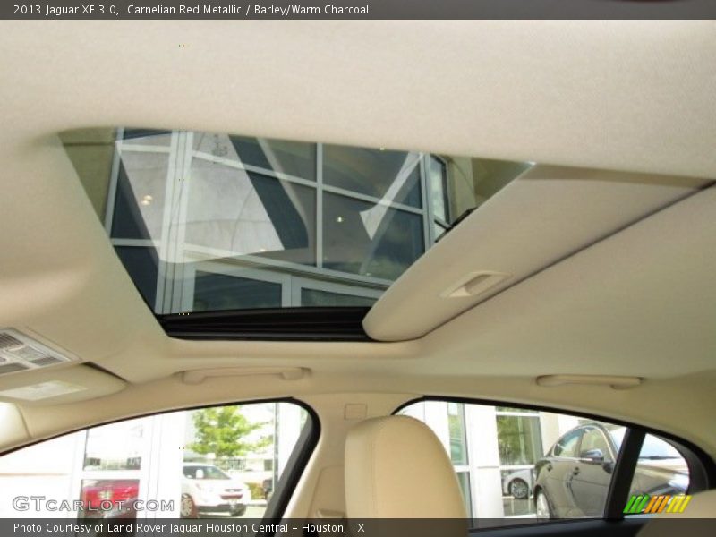 Carnelian Red Metallic / Barley/Warm Charcoal 2013 Jaguar XF 3.0