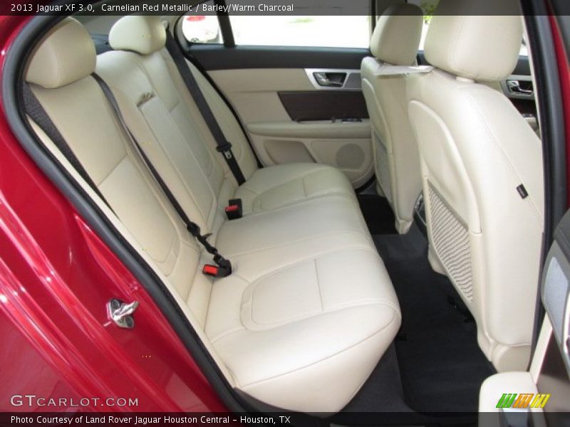 Carnelian Red Metallic / Barley/Warm Charcoal 2013 Jaguar XF 3.0