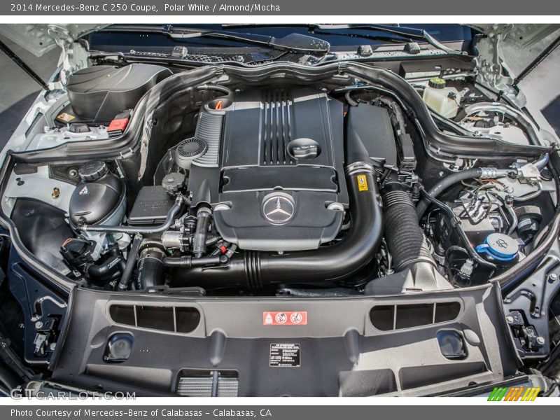 Polar White / Almond/Mocha 2014 Mercedes-Benz C 250 Coupe