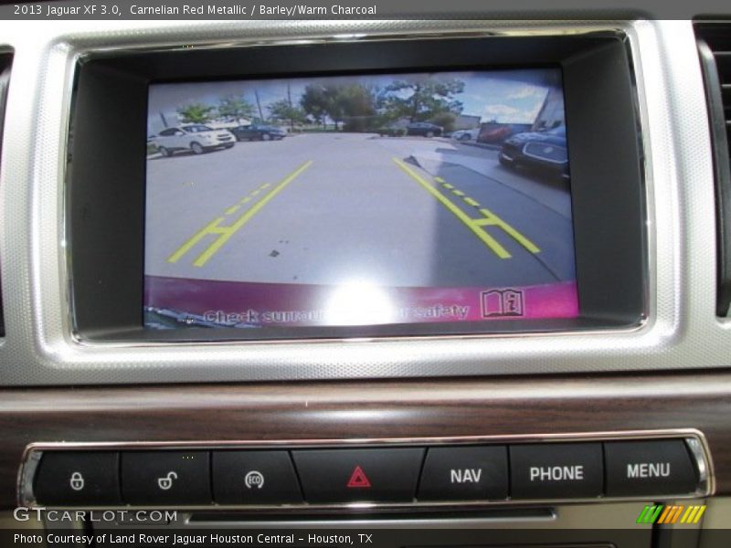 Carnelian Red Metallic / Barley/Warm Charcoal 2013 Jaguar XF 3.0