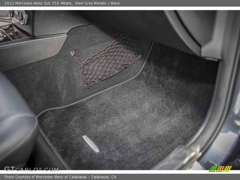Steel Grey Metallic / Black 2011 Mercedes-Benz GLK 350 4Matic