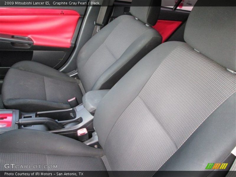 Graphite Gray Pearl / Black 2009 Mitsubishi Lancer ES