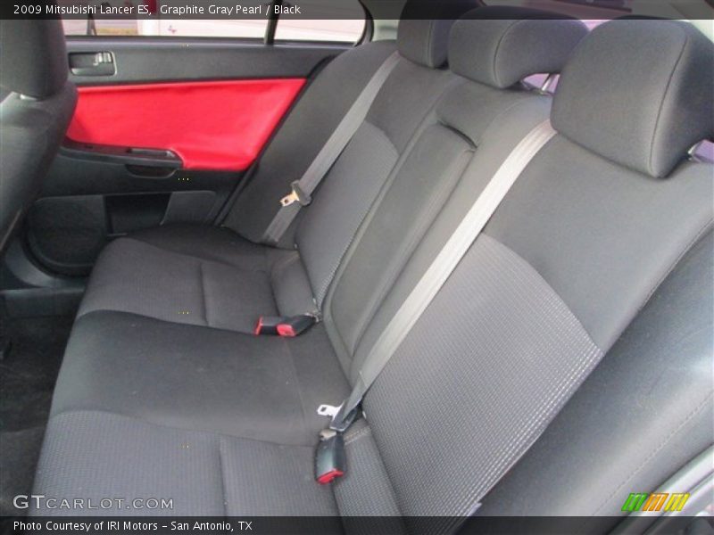 Graphite Gray Pearl / Black 2009 Mitsubishi Lancer ES