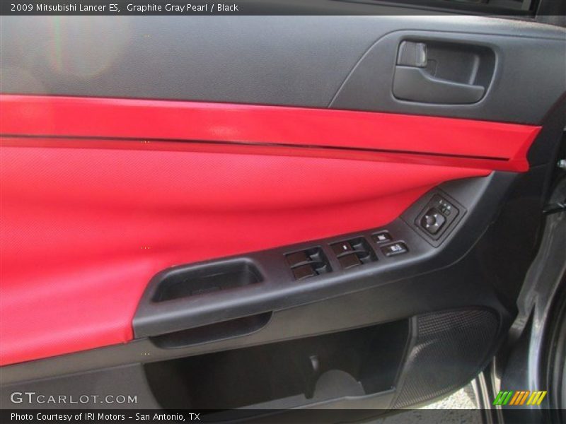 Graphite Gray Pearl / Black 2009 Mitsubishi Lancer ES