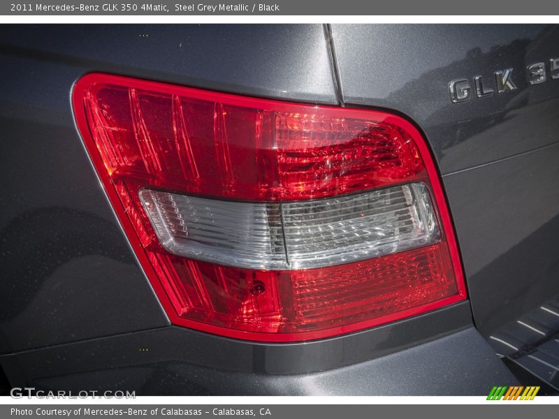 Steel Grey Metallic / Black 2011 Mercedes-Benz GLK 350 4Matic
