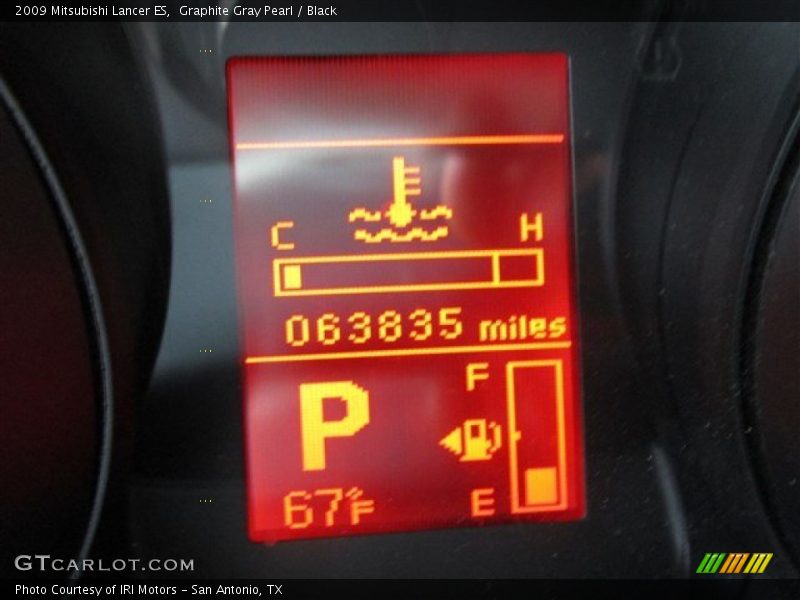 Graphite Gray Pearl / Black 2009 Mitsubishi Lancer ES