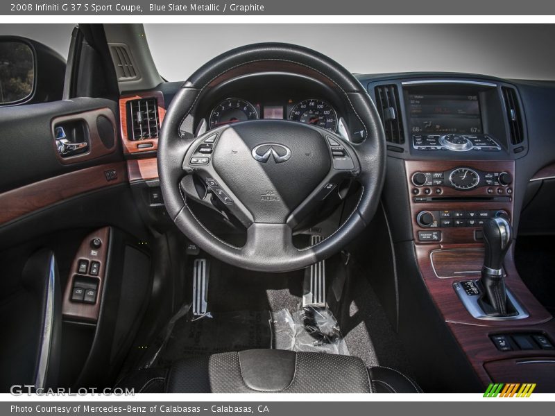 Blue Slate Metallic / Graphite 2008 Infiniti G 37 S Sport Coupe